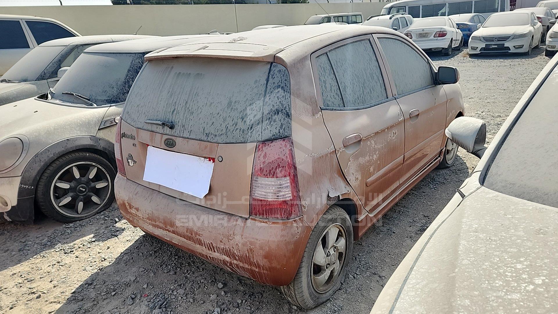 2007 KIA PICANTO VIN: KNABA24327T418118