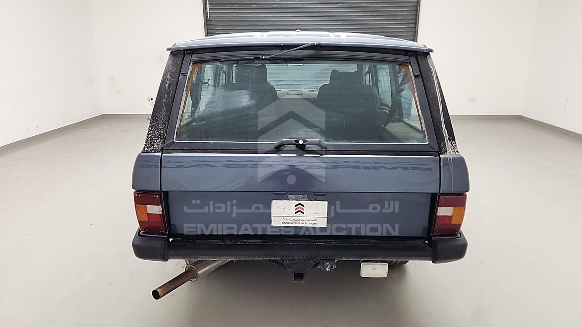 1987 LAND ROVER RANGE ROVER VIN: SALHV1140HA296647