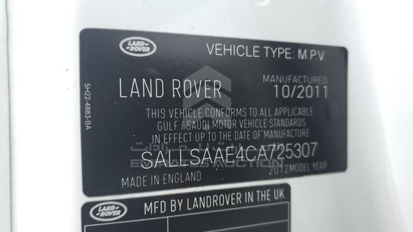 Range Rover Sport 2012 SALLSAAE4CA725307 Image 13
