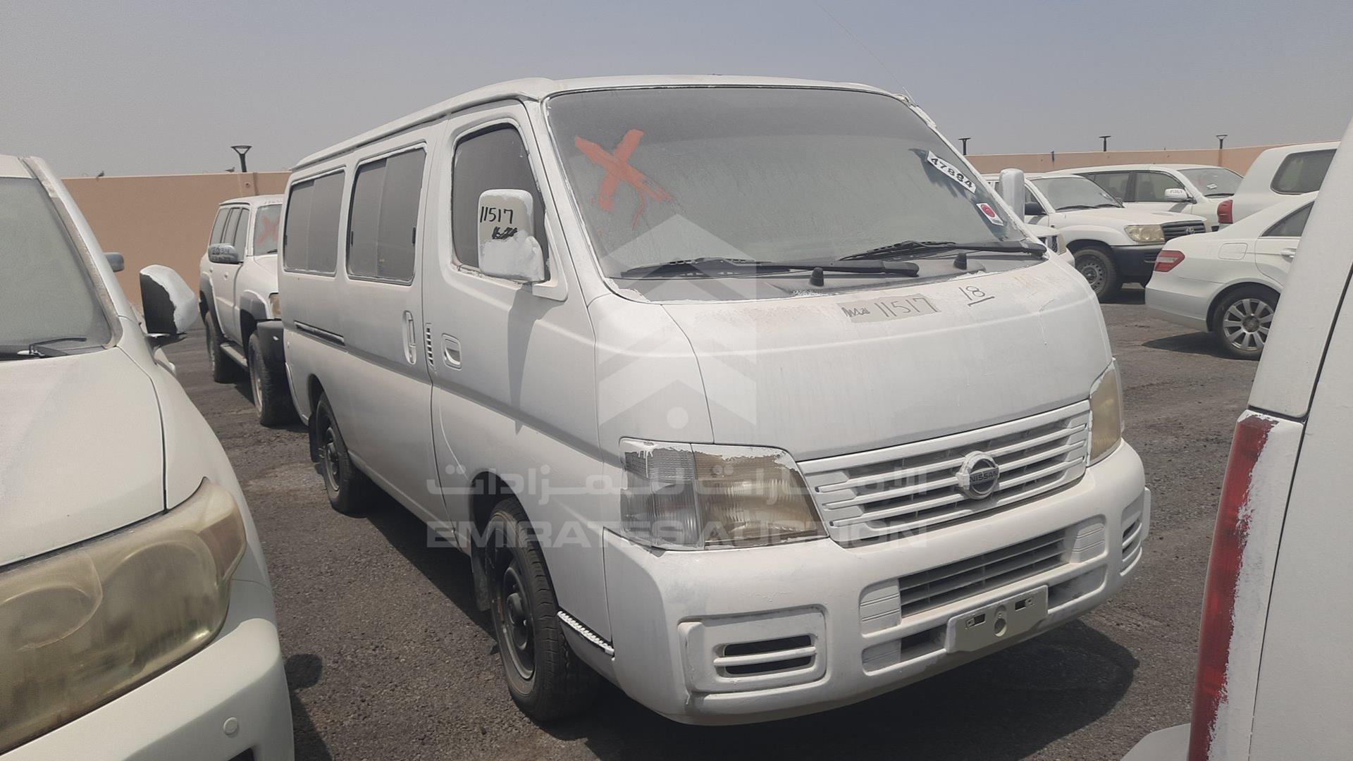 2006 NISSAN URVAN VIN: JN6FE54S66X421495