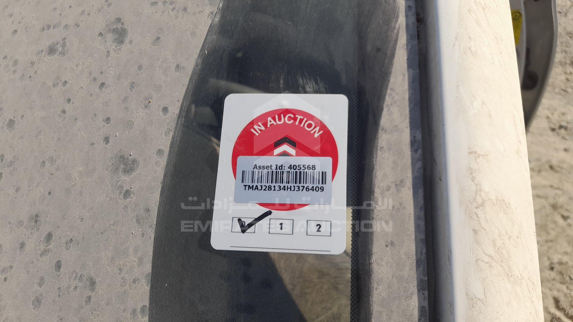 2017 HYUNDAI TUCSON VIN: TMAJ28134HJ376409