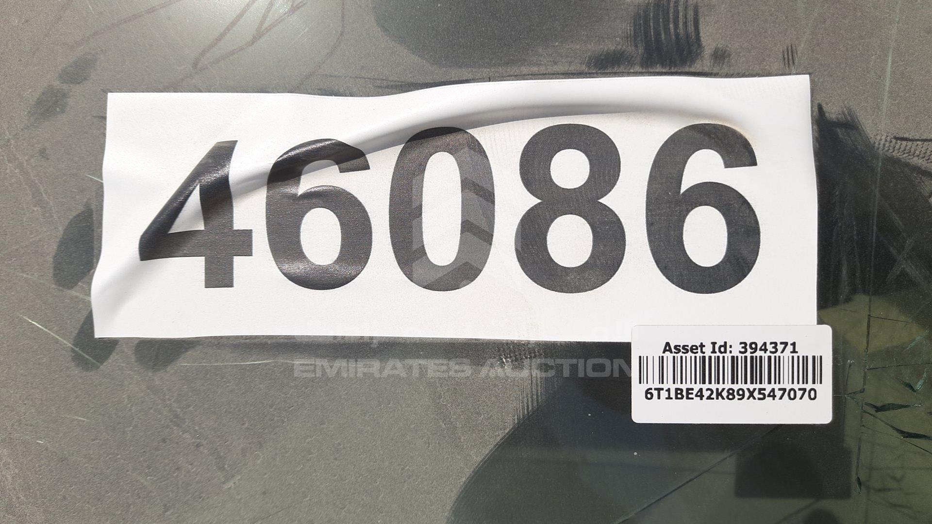 2009 TOYOTA CAMRY VIN: 6T1BE42K89X547070