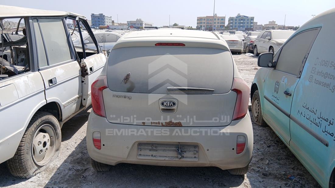 2012 Kia Morning - Scrap without document — Rear View — Photo 7