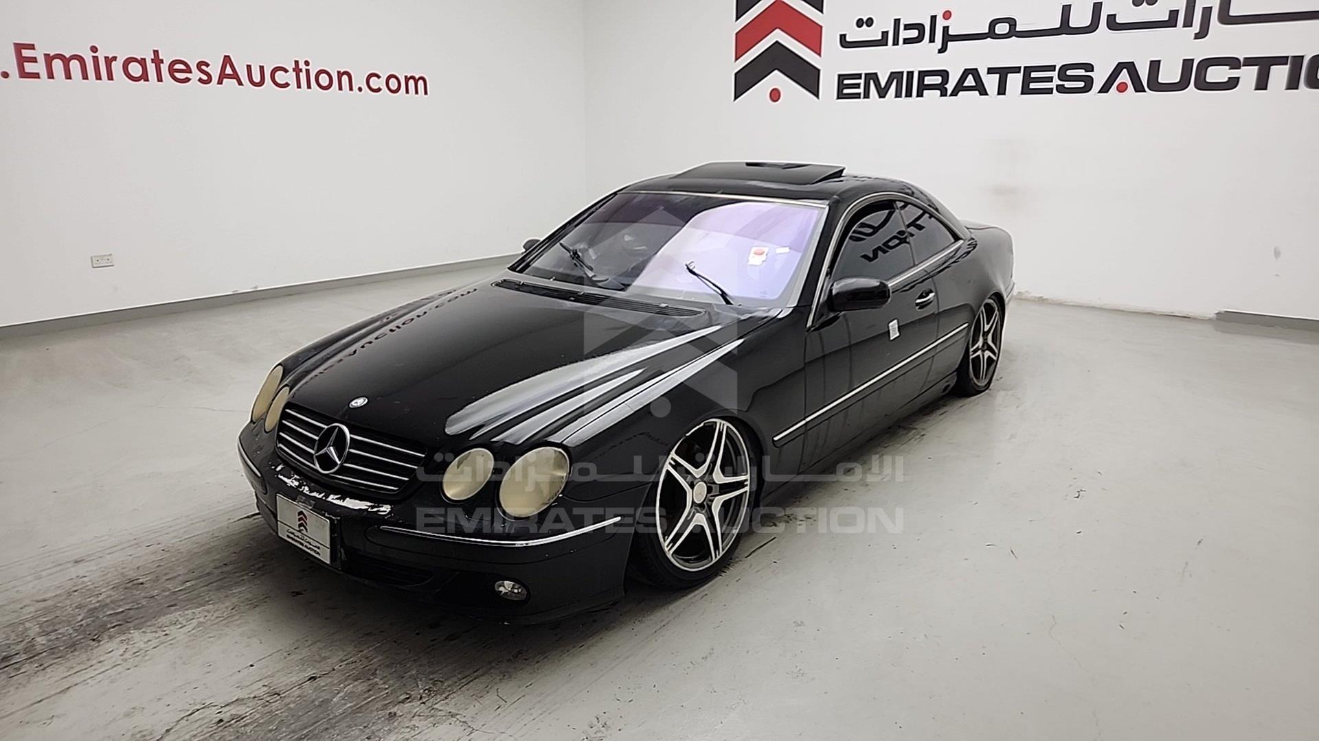 2003 MERCEDES CL 500 VIN: WDB2153751A038830