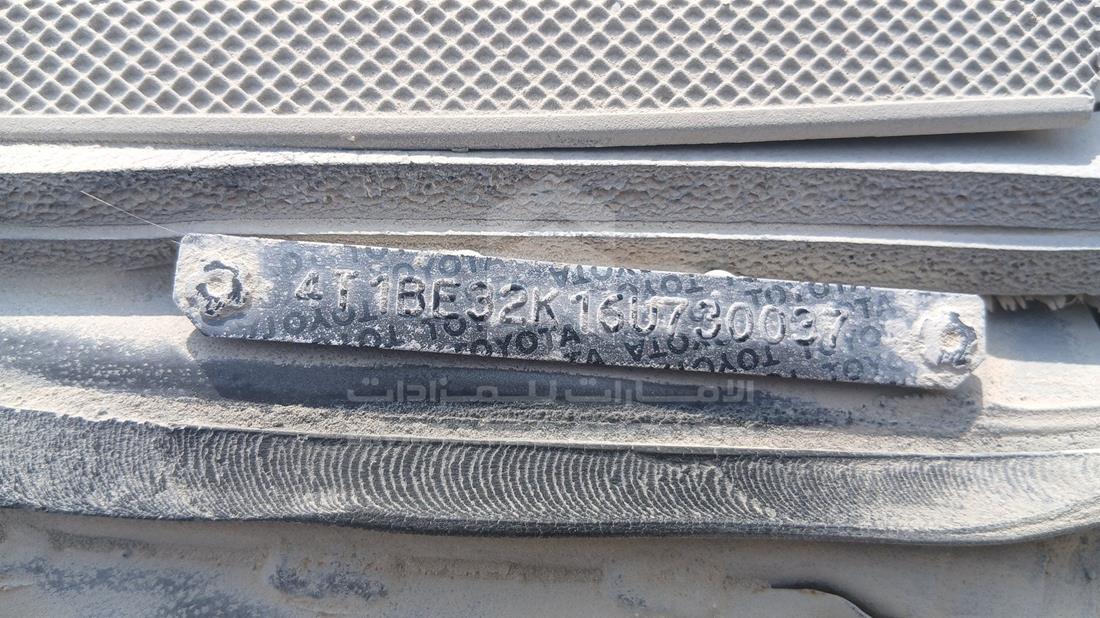 2006 Toyota Camry — VIN on Frame — Photo 3