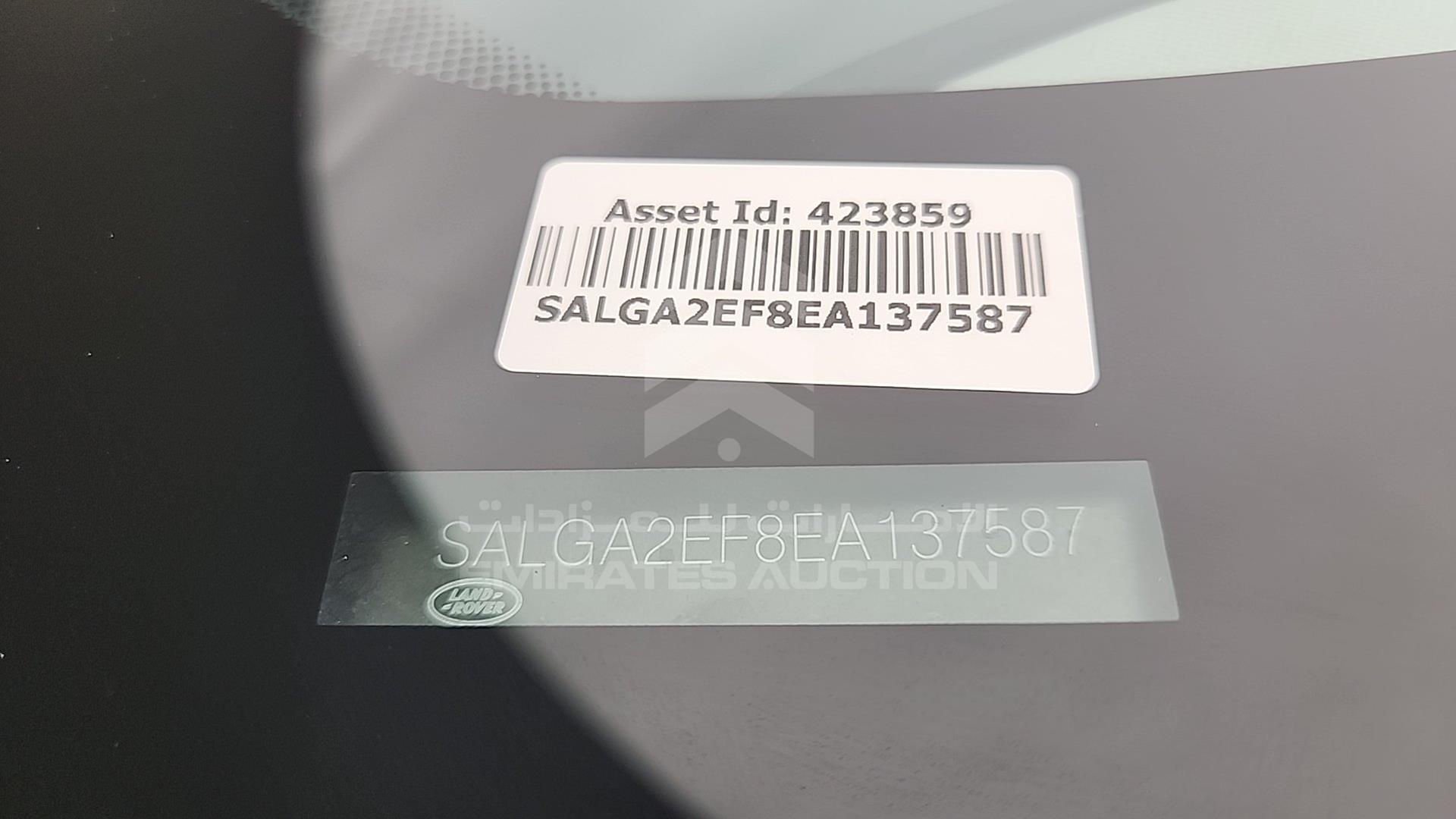 2014 RANGE ROVER VOGUE VIN: SALGA2EF8EA137587