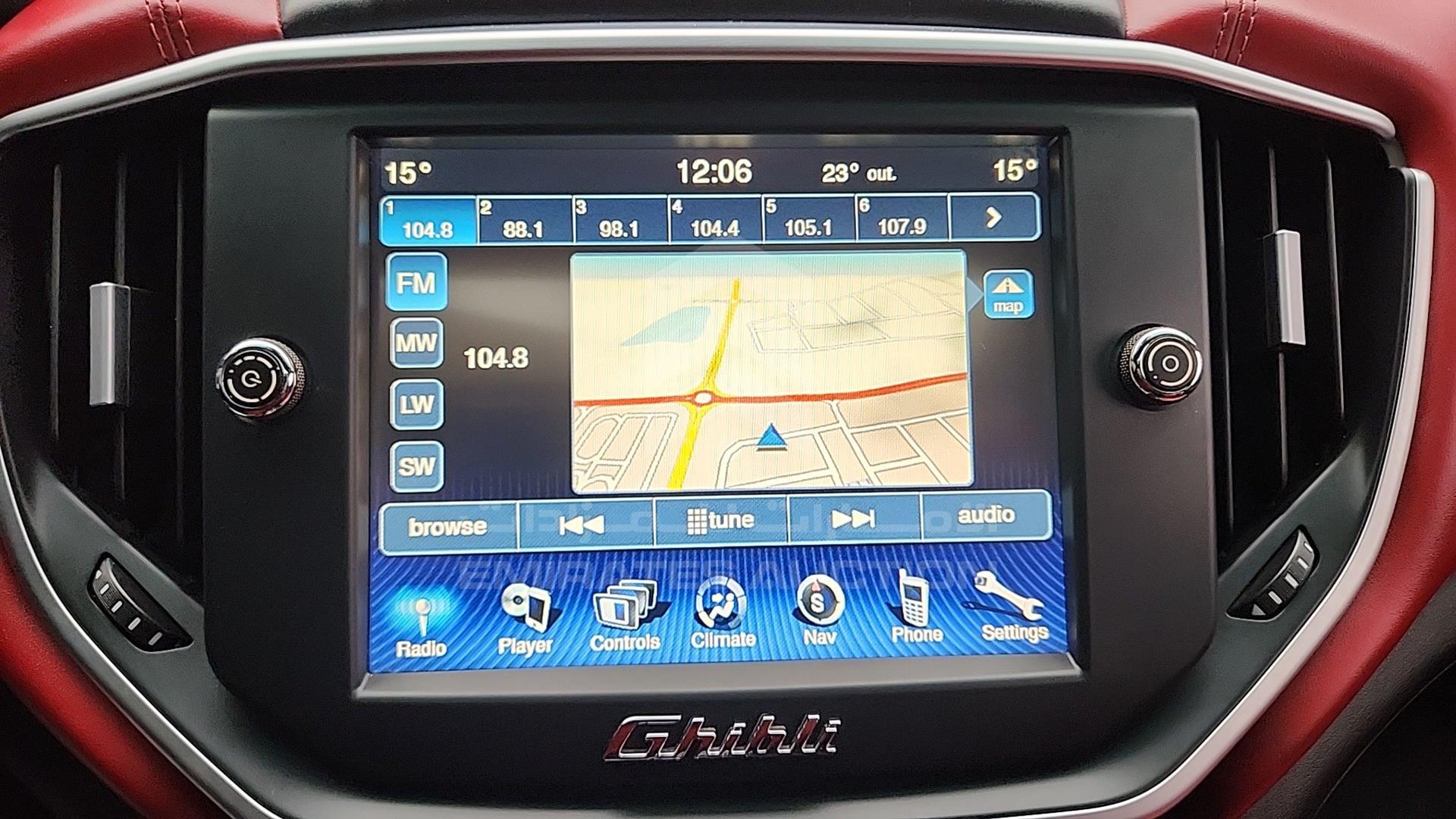 2014 MASERATI GHIBLI VIN: ZAMSS57F1E1113320