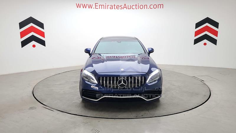 WDDWJ4JB4HF383700 Auction: EmiratesAuction Lot: 406062 WDDWJ4JB4HF383700 Mercedes C 300 2017 BLUE Photo 1