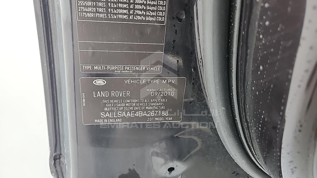 SALLSAAE4BA267188 - 2011 RANGE ROVER SPORT - #517688