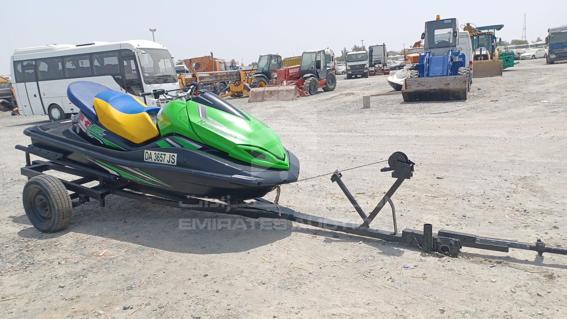 2011 JET SKI + TROLLEY KAWASAKI VIN: USKAW30978B111
