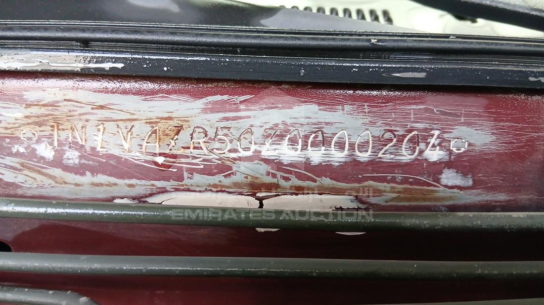 1998 Nissan Pathfinder — VIN on Frame — Photo 3