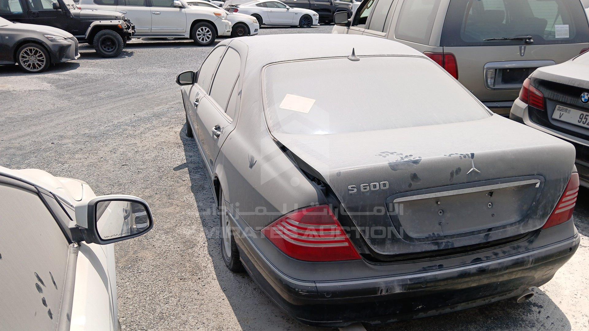 2001 MERCEDES S 600 VIN: WDB2201781A207496