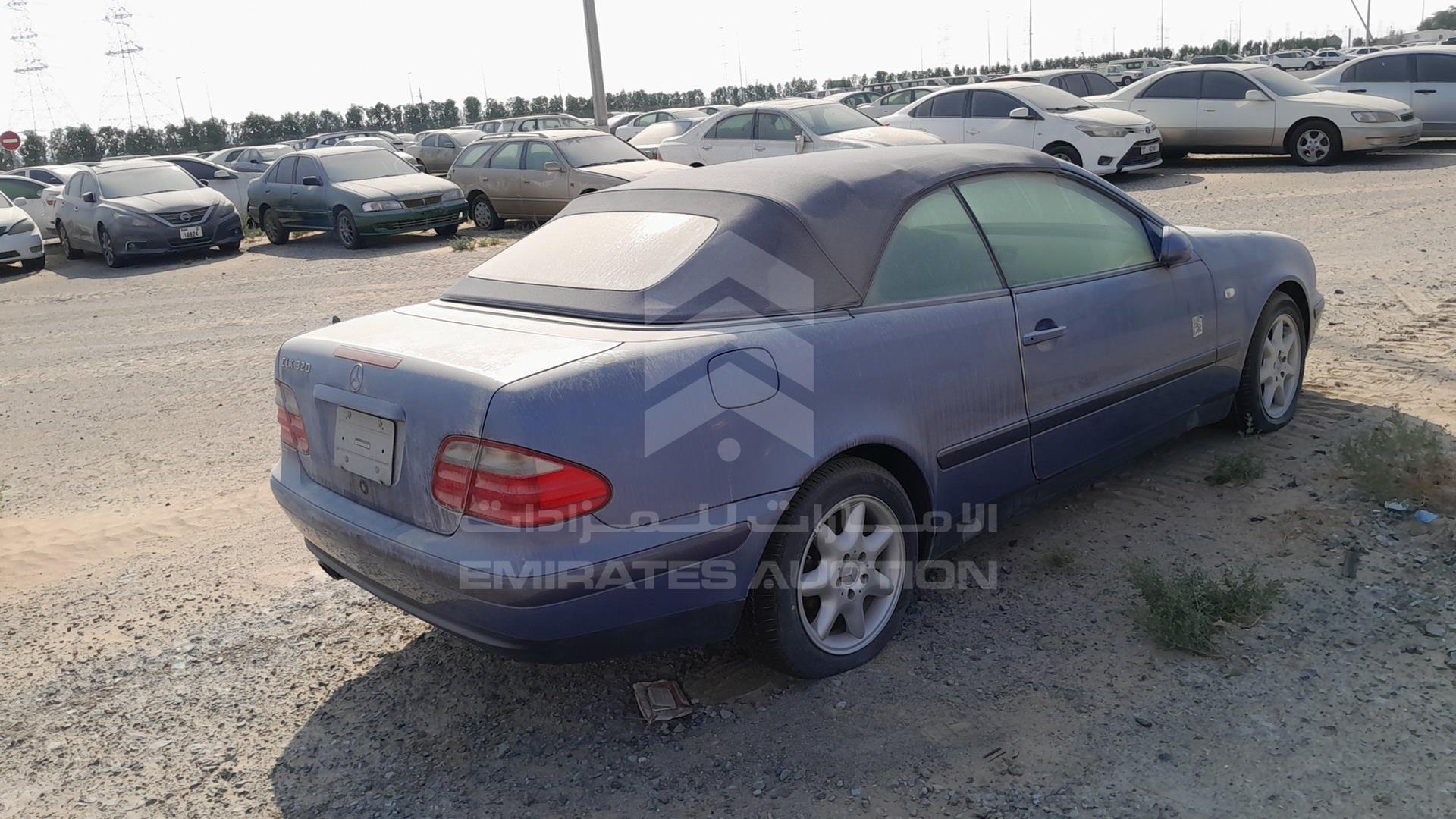 2001 MERCEDES CLK320 VIN: WDB2084651T006974