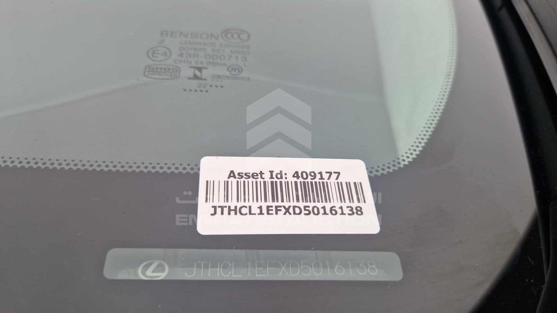 2013 LEXUS LS 460 VIN: JTHCL1EFXD5016138