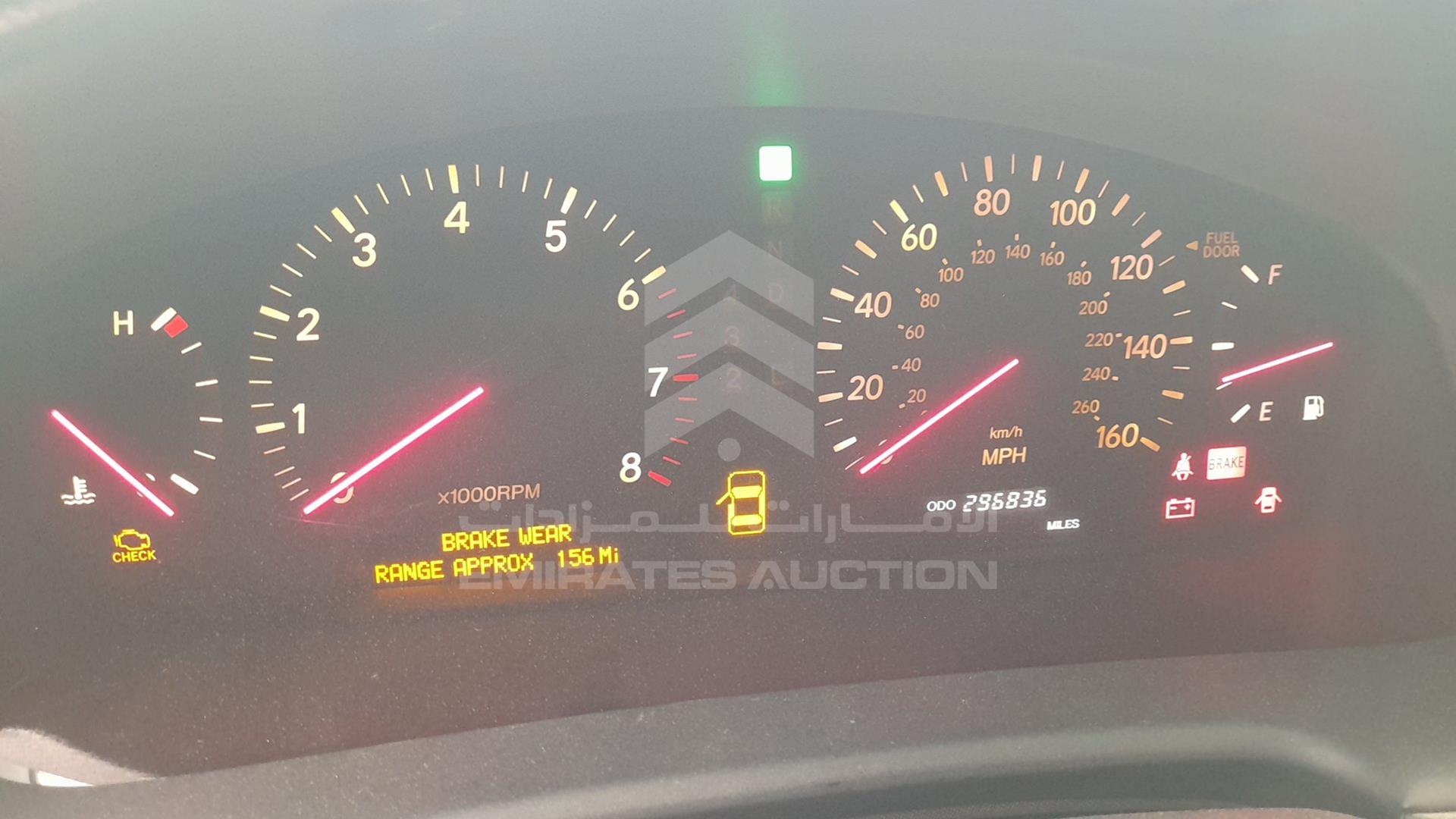2001 LEXUS LS 430 VIN: JTHBN30F410042557