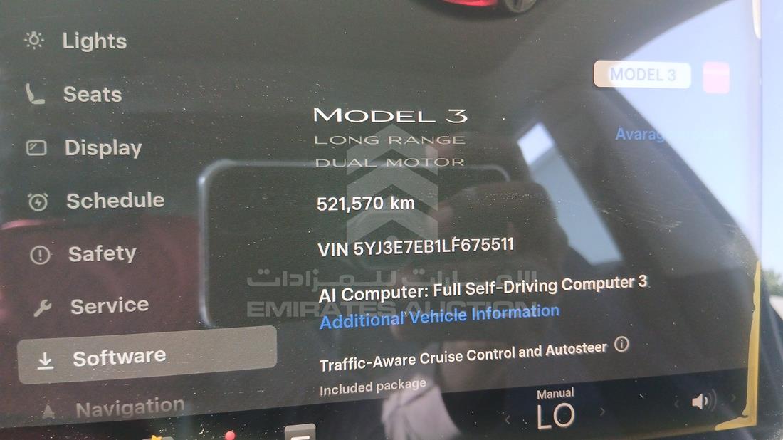 تيسلا موديل 3 2020 — قراءة العداد — صورة 2