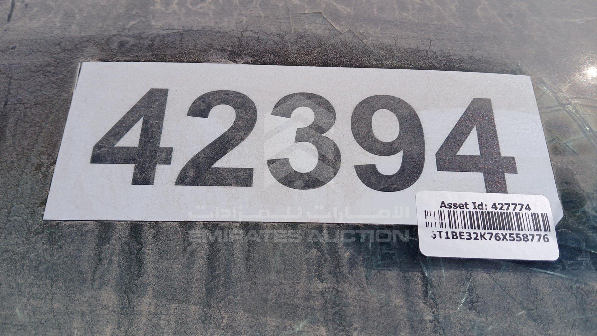 2006 TOYOTA CAMRY VIN: 6T1BE32K76X558776