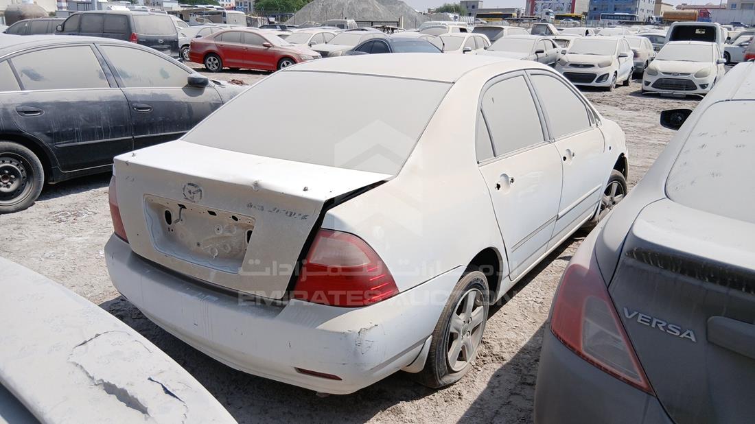 2005 Toyota Corolla - Scrap without document — Rear Right Angle — Photo 8