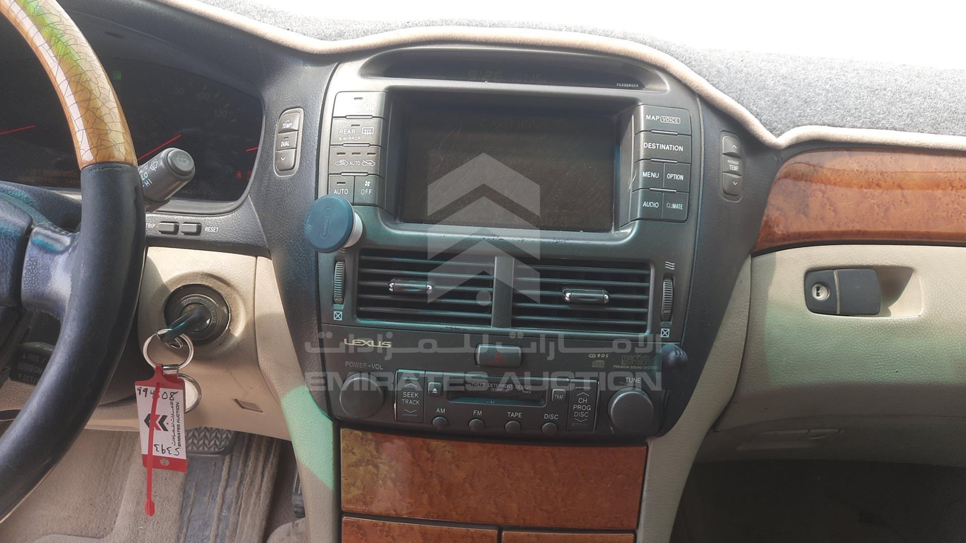 2003 LEXUS LS 430 VIN: JTHBN30F930097640