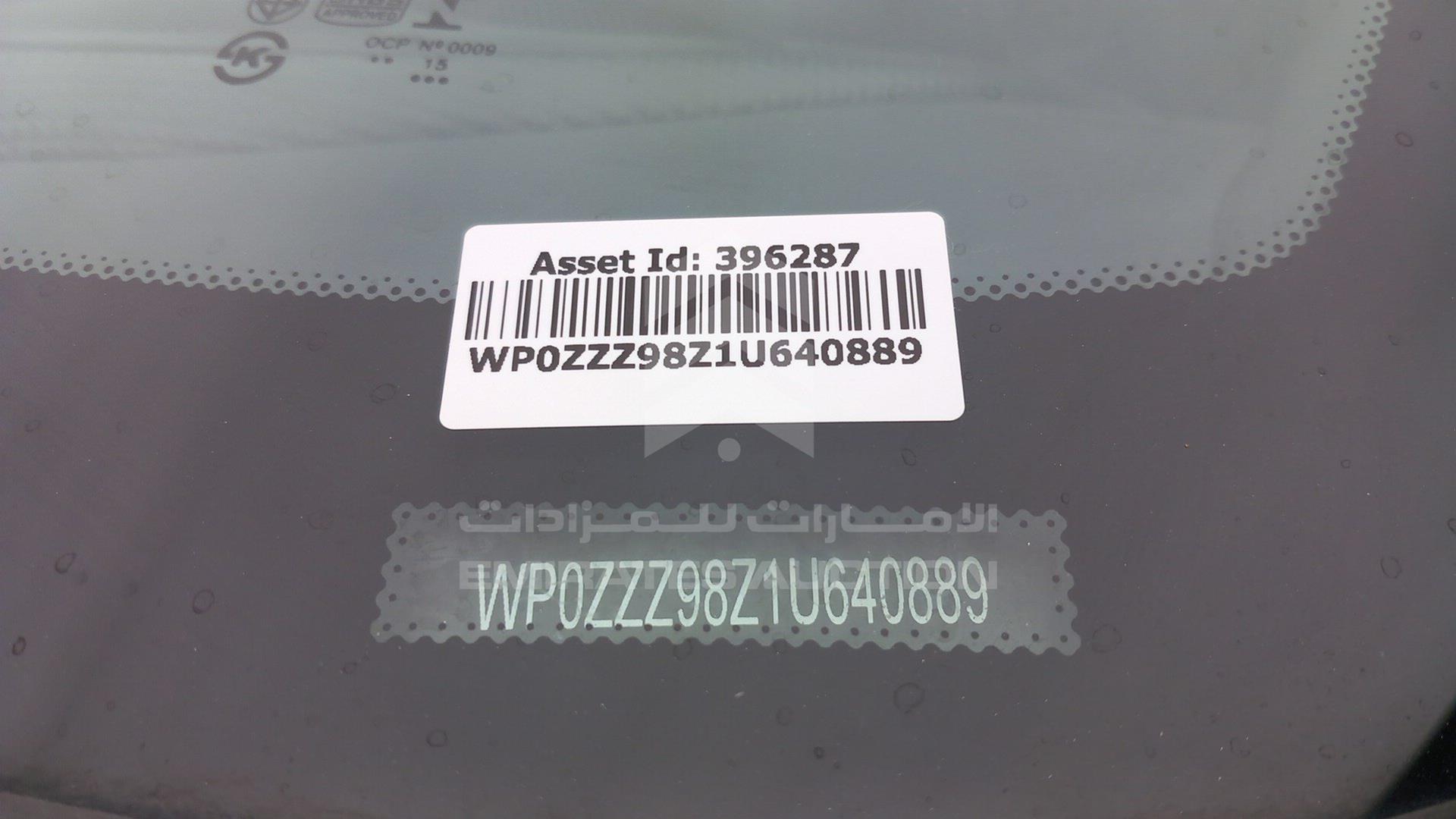 2001 PORSCHE BOXSTER VIN: WP0ZZZ98Z1U640889