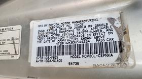 2003 Toyota Camry — VIN on Frame — Photo 2 — Thumbnail
