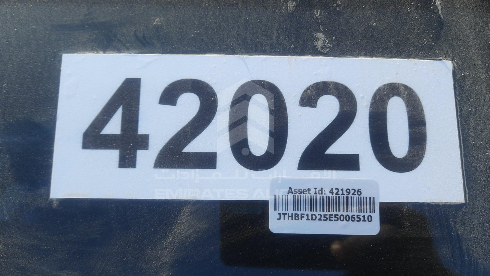 2014 LEXUS IS 250 VIN: JTHBF1D25E5006510