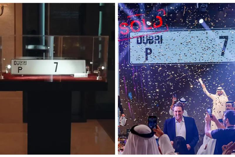 Dubai driver drops nearly $15 million on most expensive license plate ever