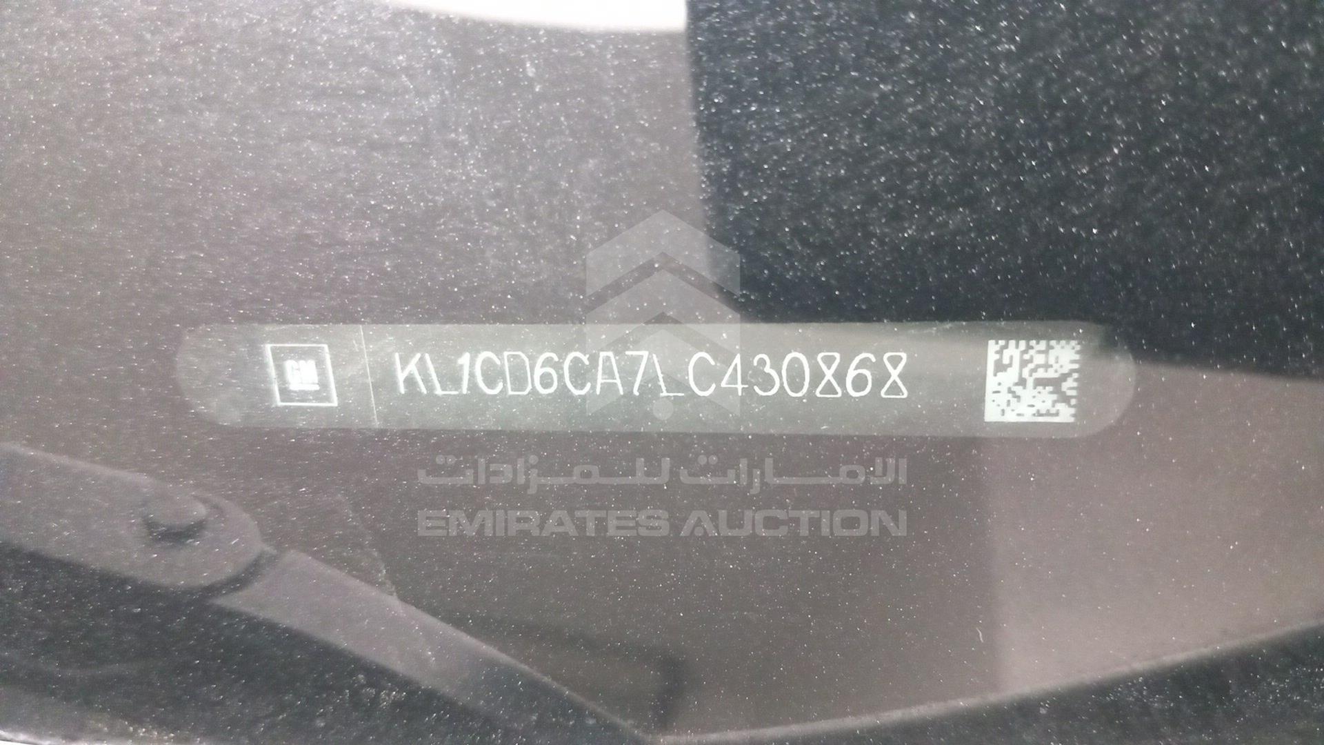 2020 CHEVROLET SPARK VIN: KL1CD6CA7LC430868