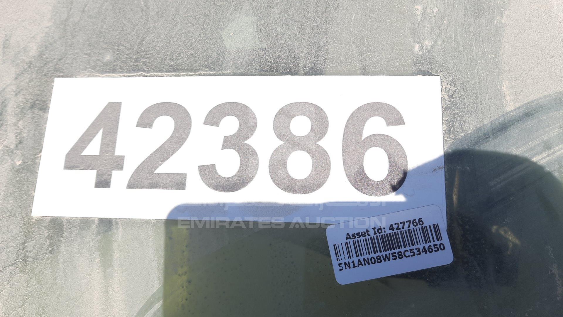 0 NISSAN XTERRA VIN: 5N1AN08W58C534650