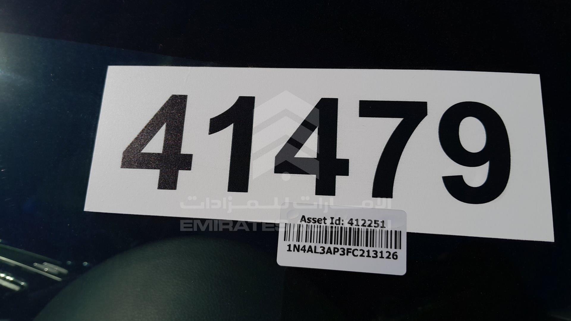 2015 NISSAN ALTIMA VIN: 1N4AL3AP3FC213126