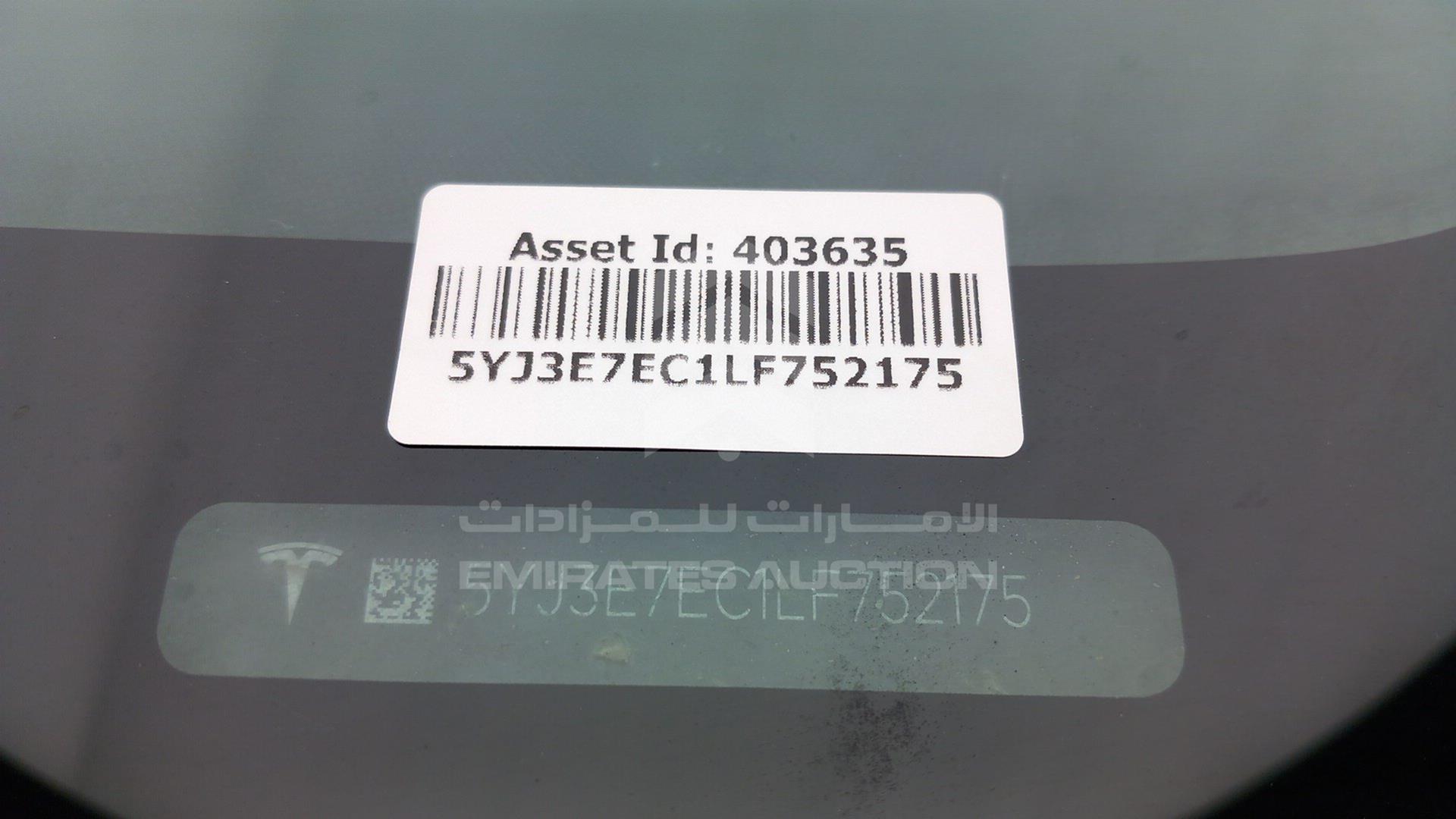 2020 TESLA MODEL 3 VIN: 5YJ3E7EC1LF752175