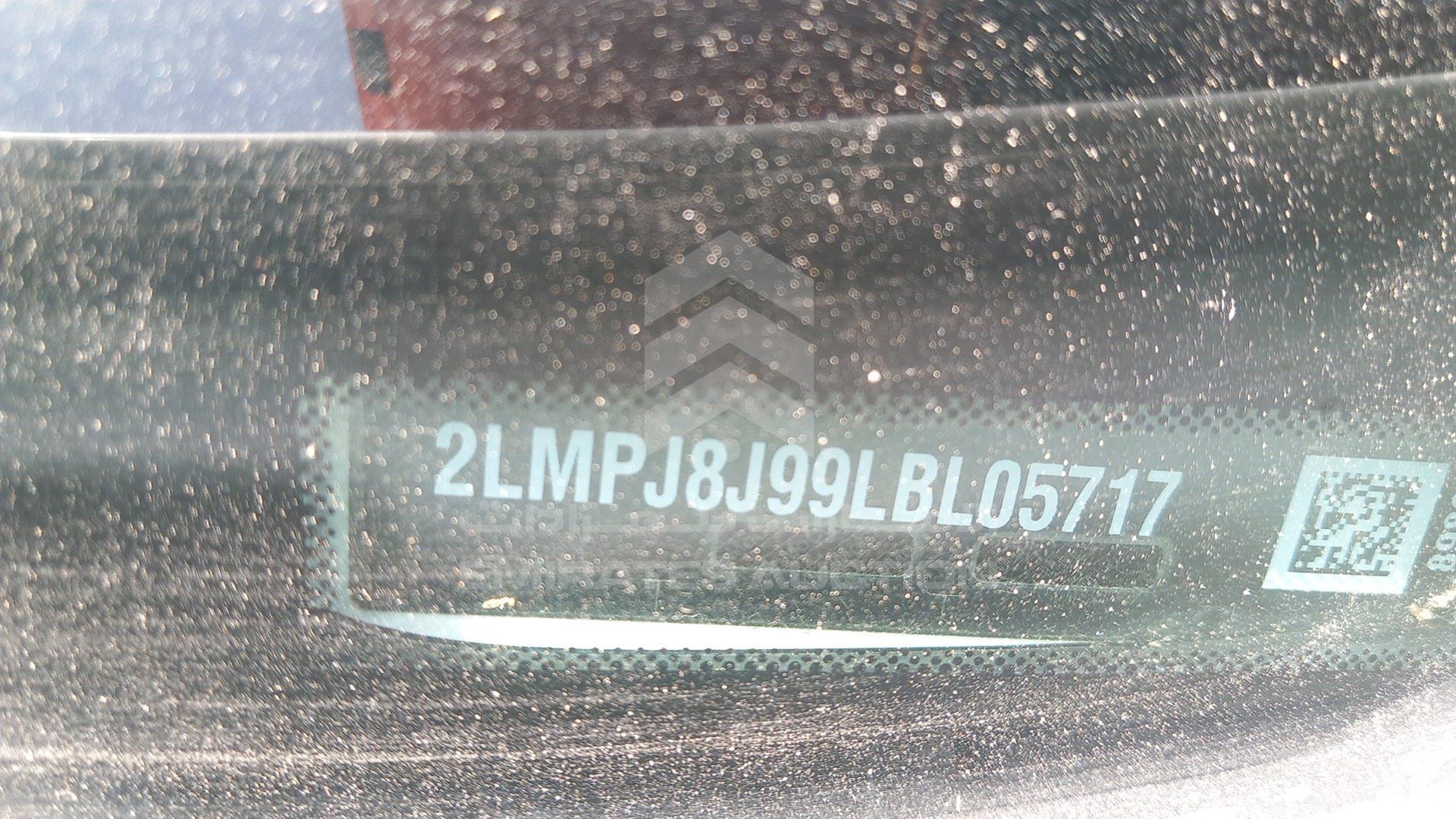 2020 LINCOLN NAUTILUS VIN: 2LMPJ8J99LBL05717