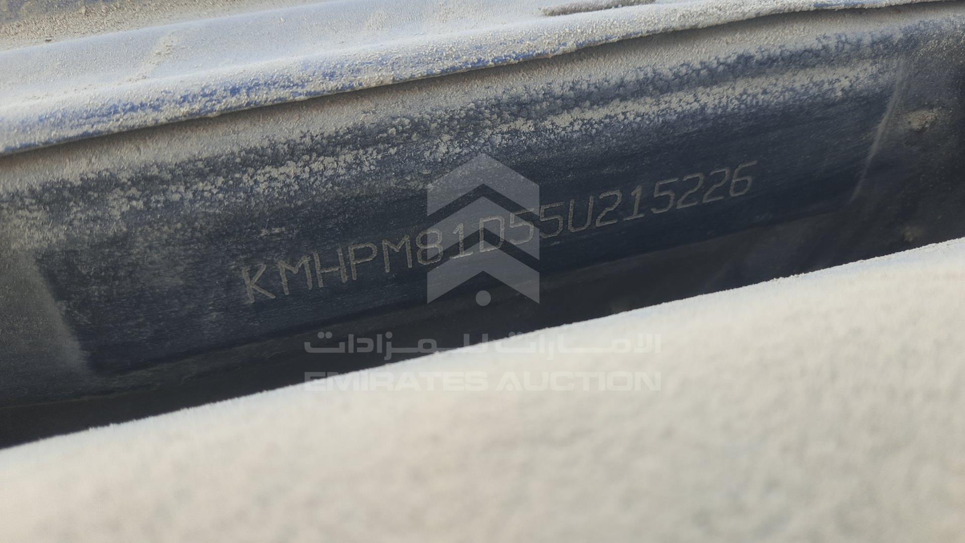 2005 HYUNDAI MATRIX VIN: KMHPM81D55U215226