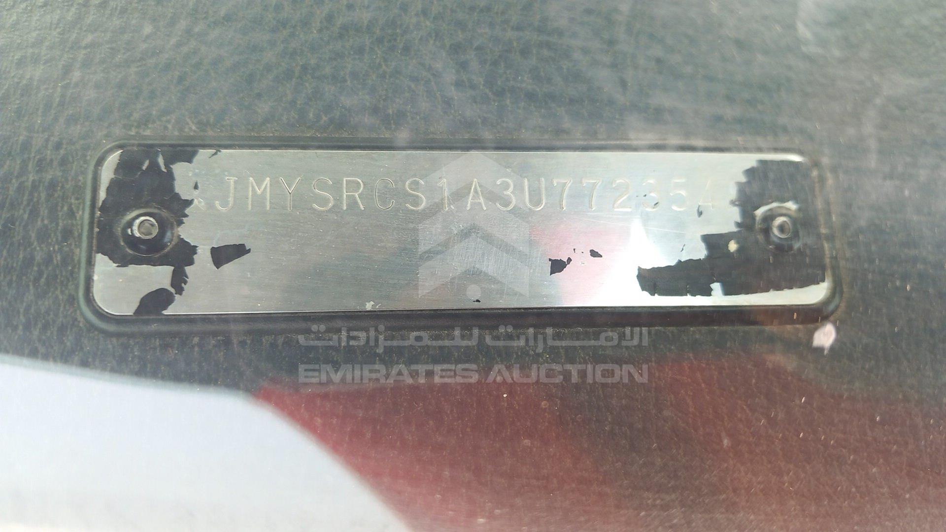 2003 MITSUBISHI LANCER VIN: JMYSRCS1A3U772354