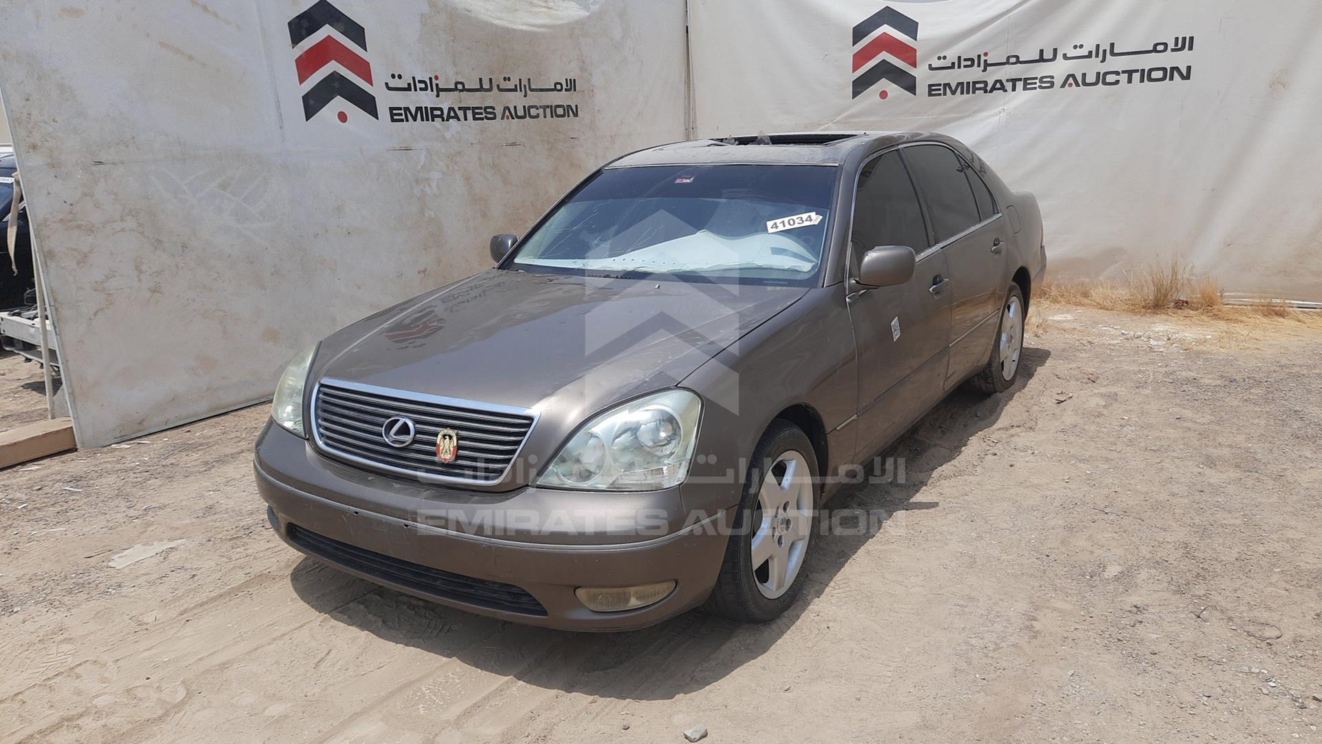 2001 LEXUS LS 430 VIN: JTHBN30F410025953