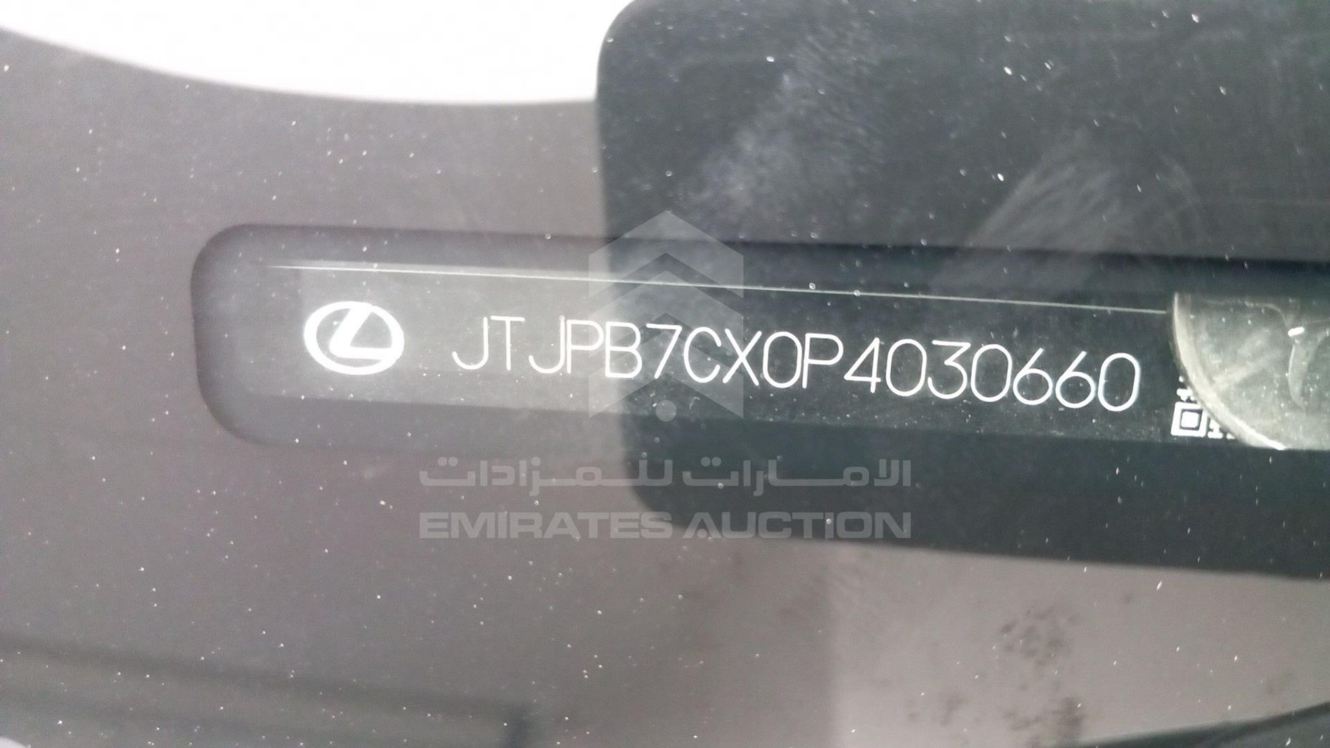 2023 LEXUS LX 600 VIN: JTJPB7CX0P4030660