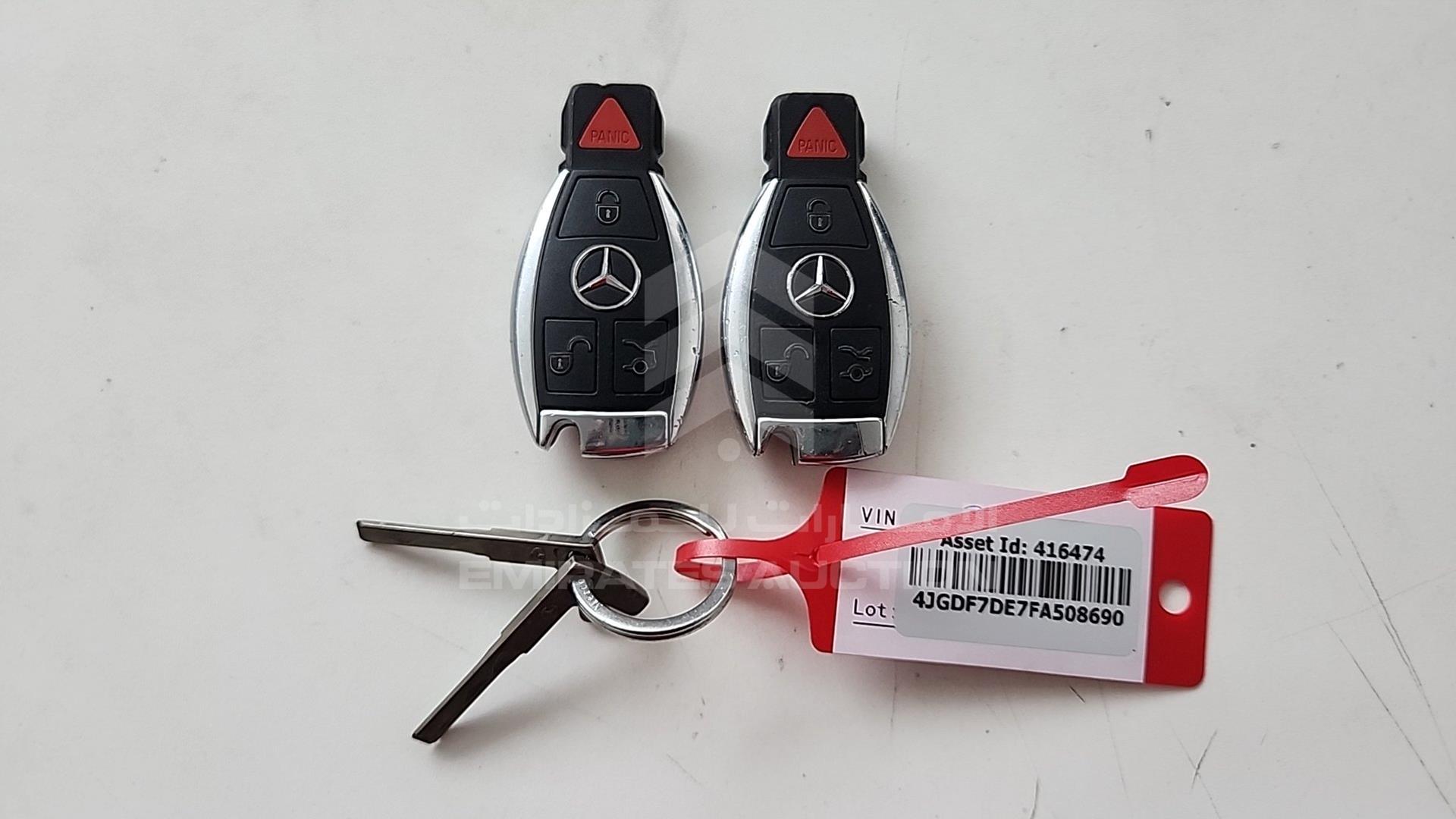 2015 MERCEDES GL 550 VIN: 4JGDF7DE7FA508690