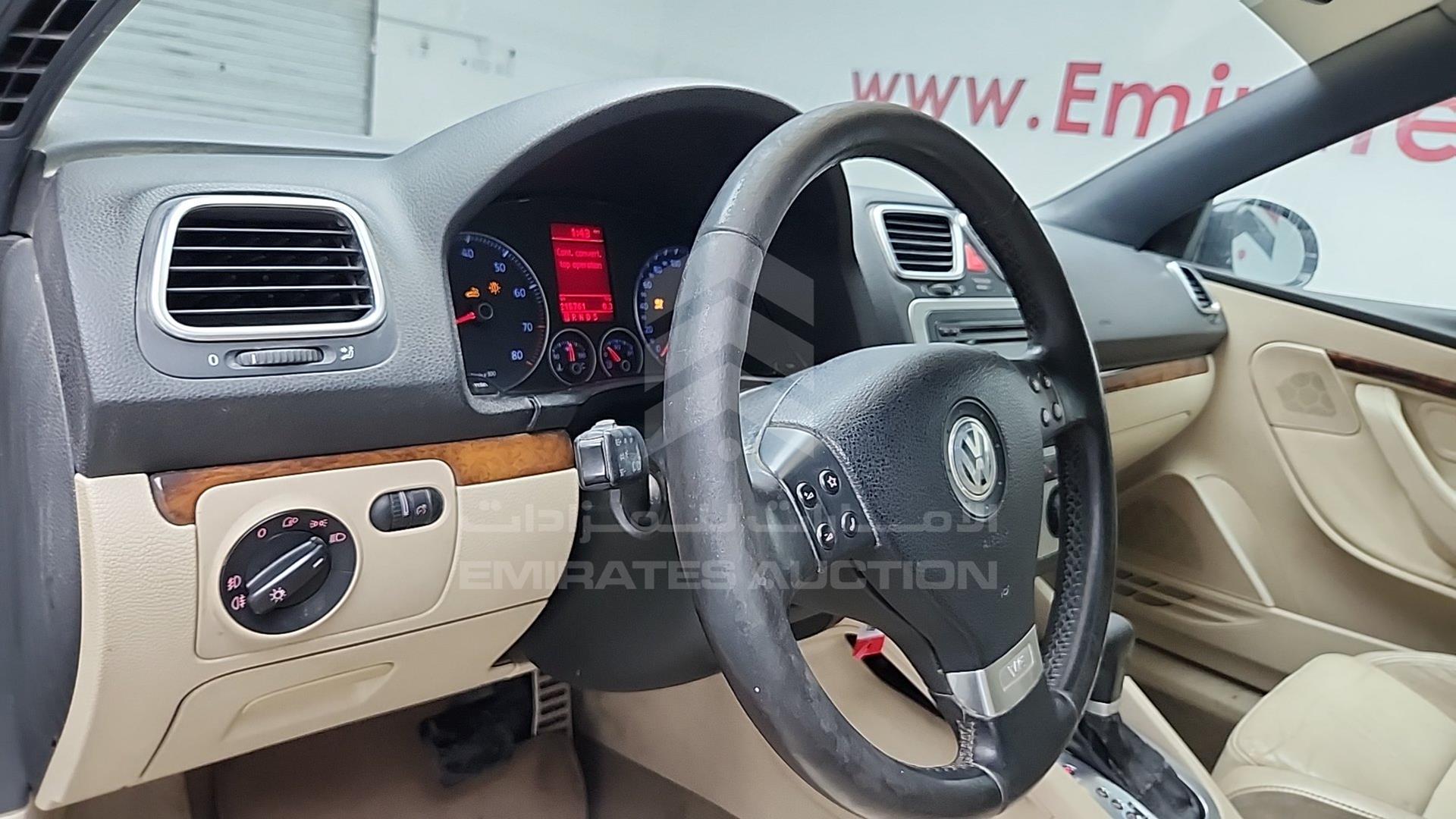 2008 VOLKSWAGEN EOS VIN: WVWAR21F78V000259