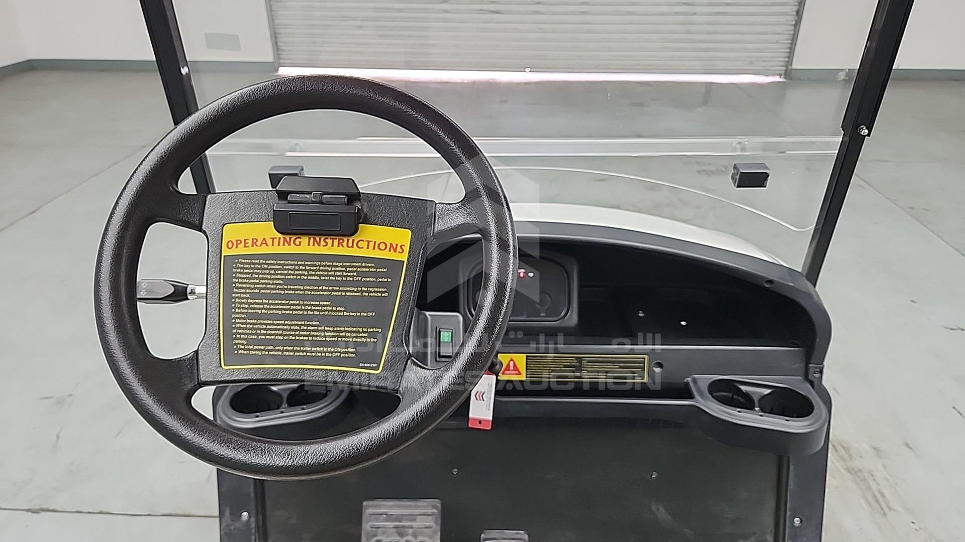 2022 GOLF CART ELECTRIC VIN: H011833