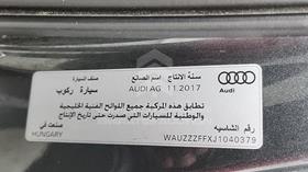 2018 Audi S3 — VIN on Frame — Photo 3 — Thumbnail