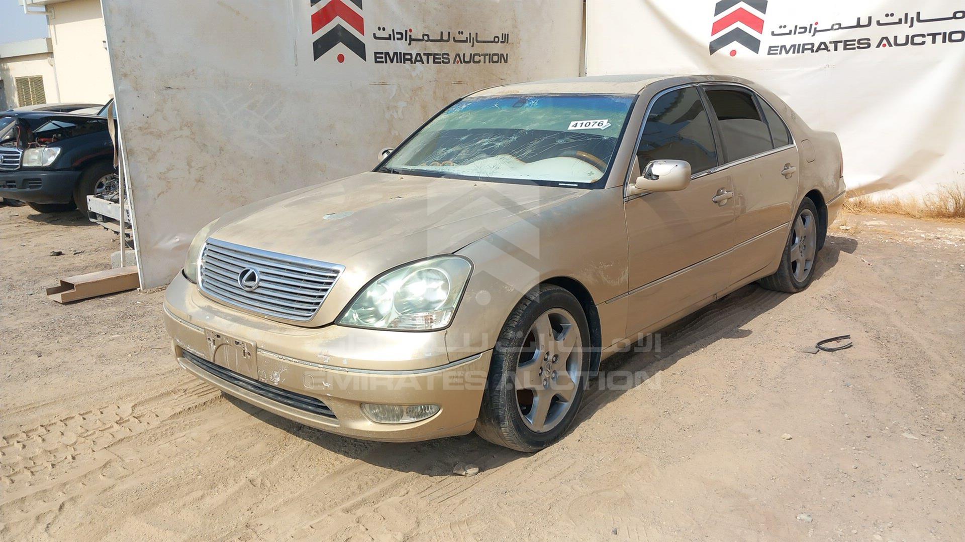 2001 LEXUS LS 430 VIN: JTHBN30F610037909