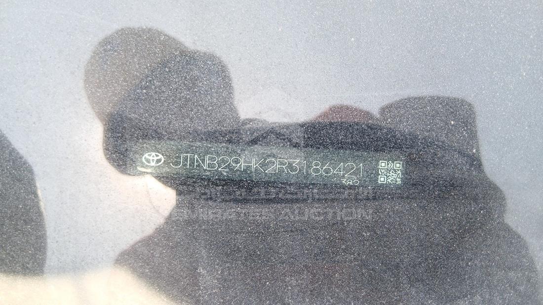 2024 Toyota Camry — VIN on Frame — Photo 3