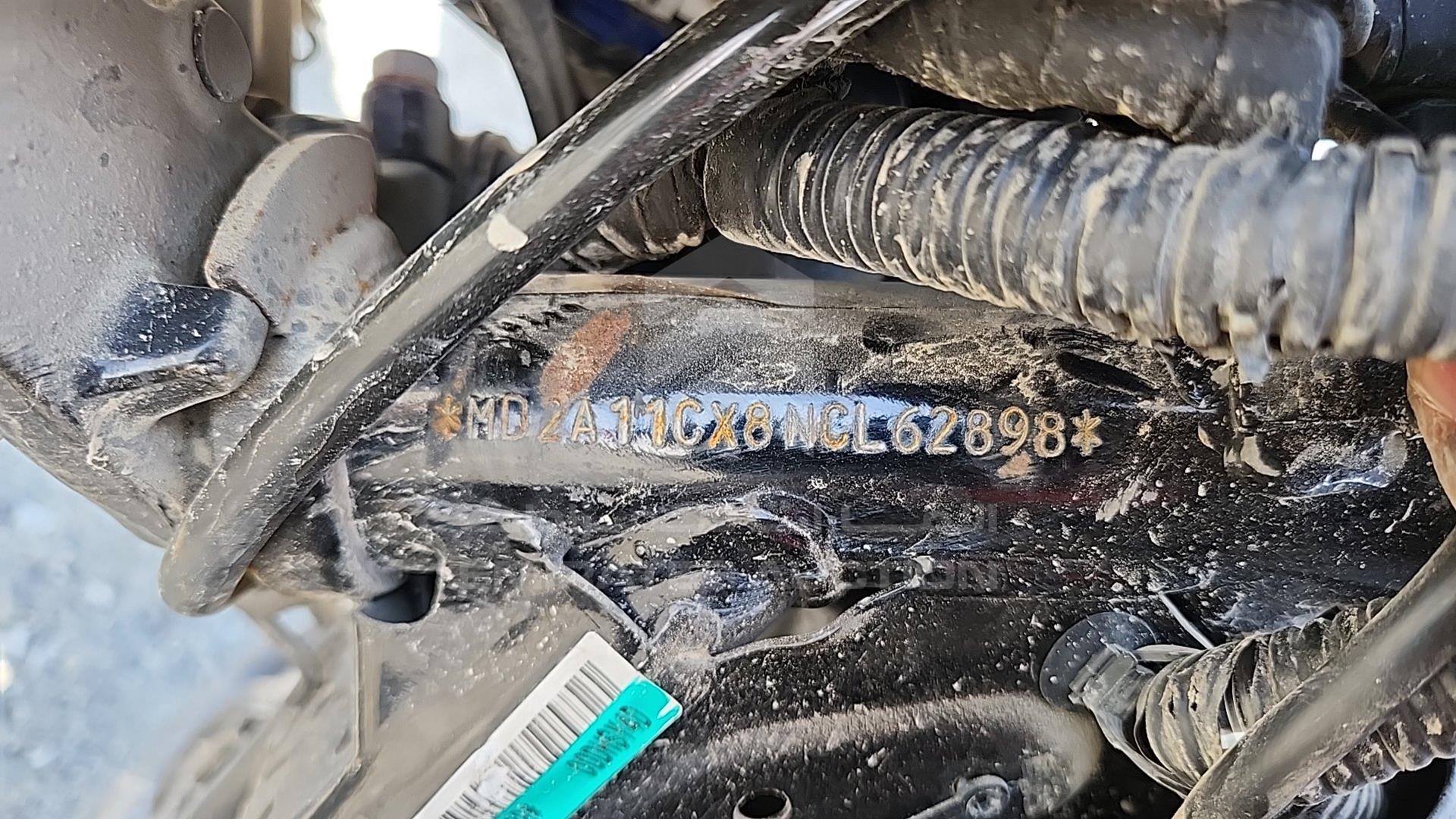 2022 BAJAJ 150 CC VIN: MD2A11CX8NCL62898