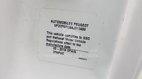 2019 Peugeot Partner — VIN on Frame — Photo 3 — Thumbnail