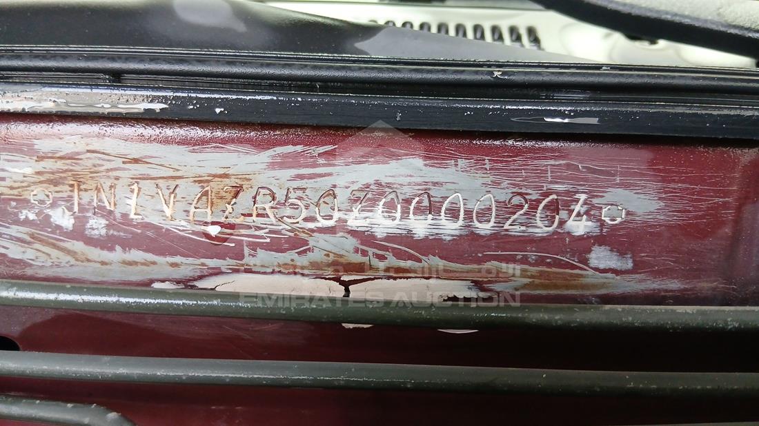 1998 Nissan Pathfinder — VIN on Frame — Photo 2