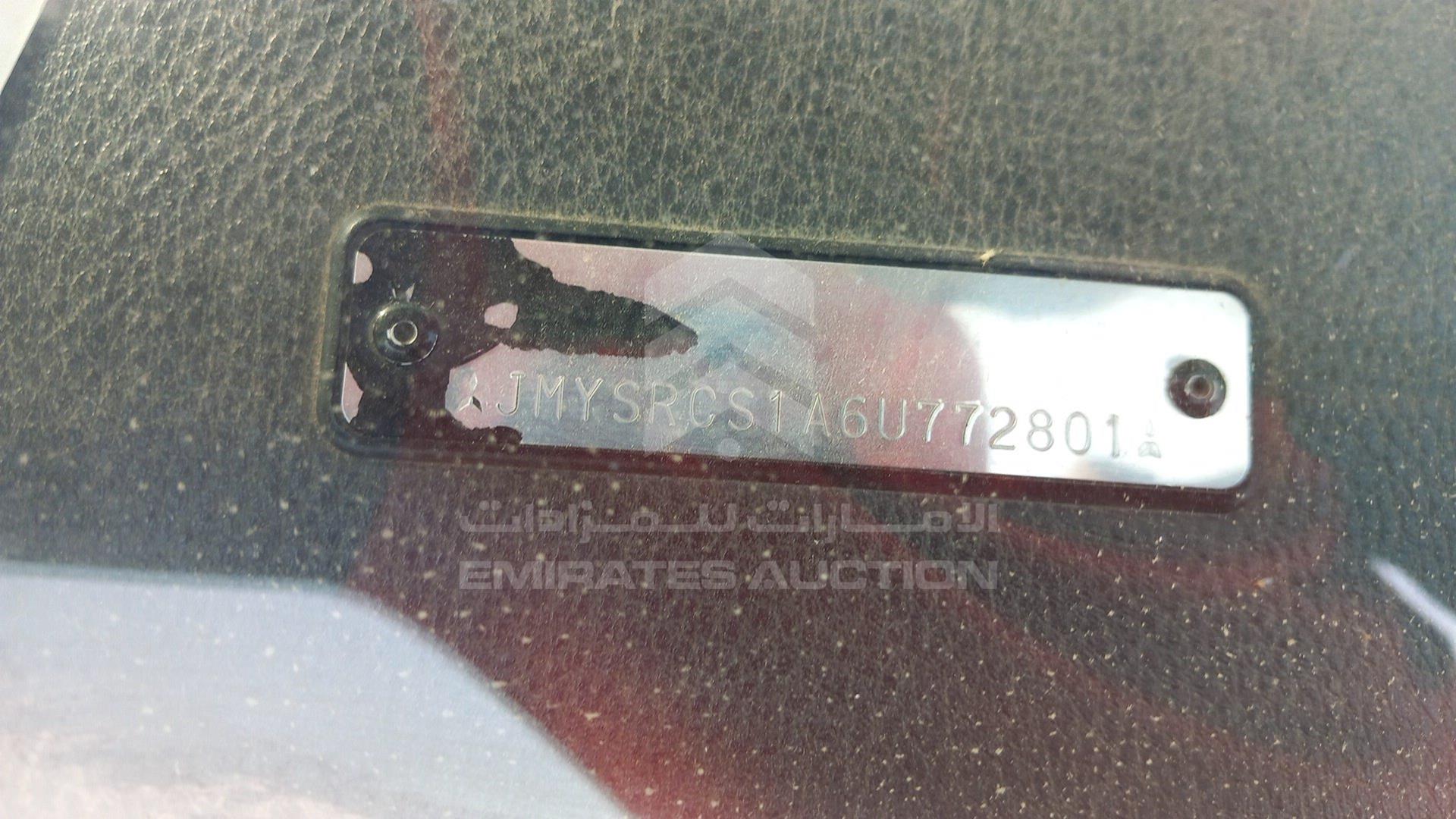 2006 MITSUBISHI LANCER VIN: JMYSRCS1A6U772801