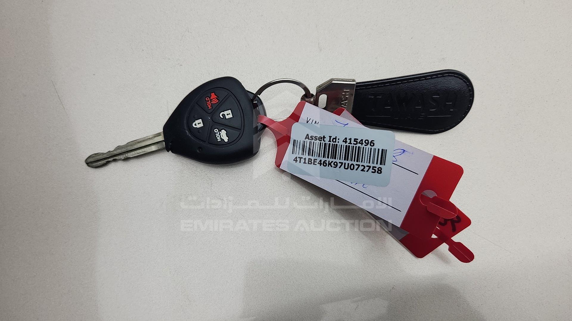 2007 TOYOTA CAMRY VIN: 4T1BE46K97U072758