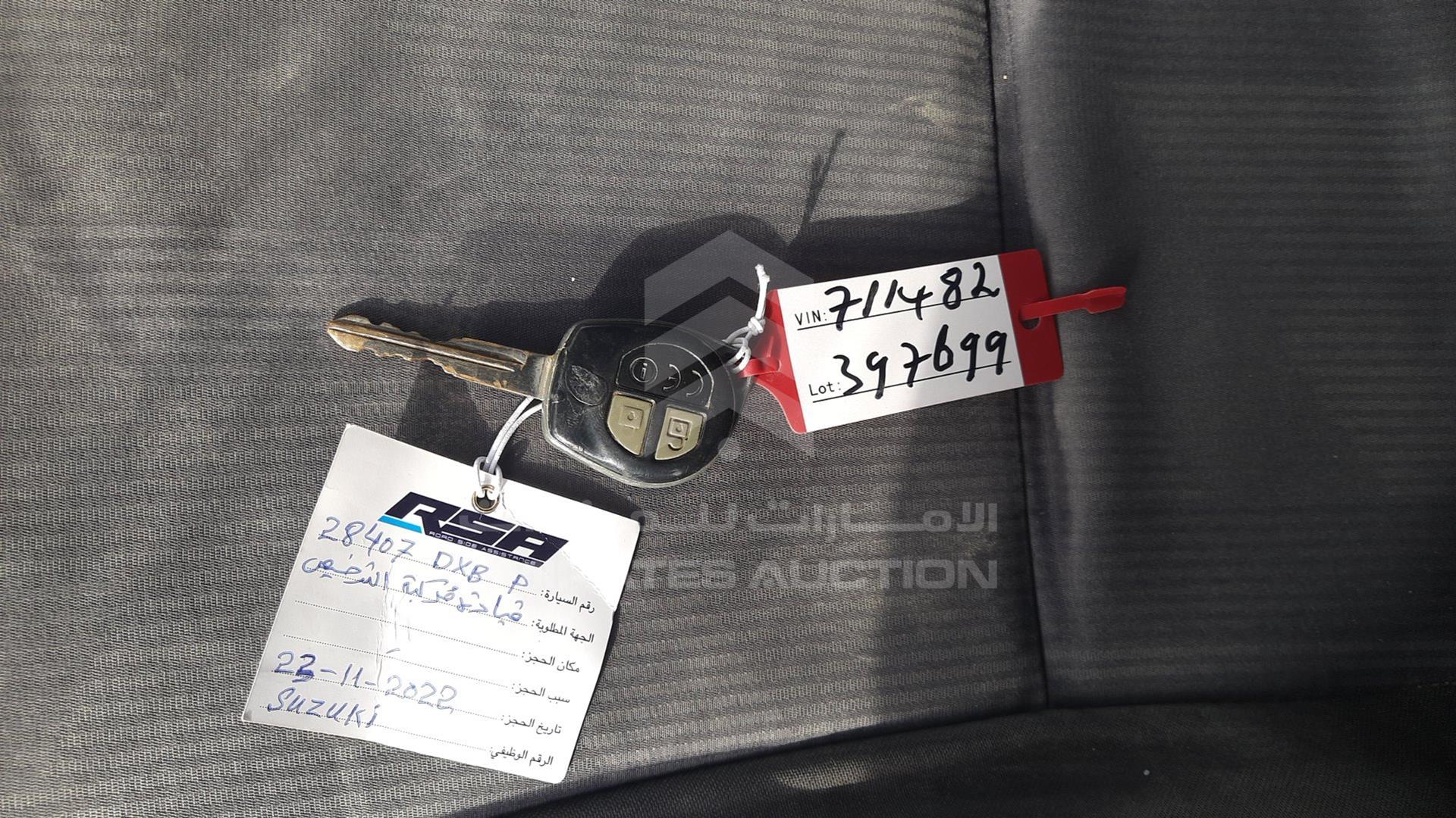 2014 SUZUKI CELERIO VIN: MA3FC3A12EA711482