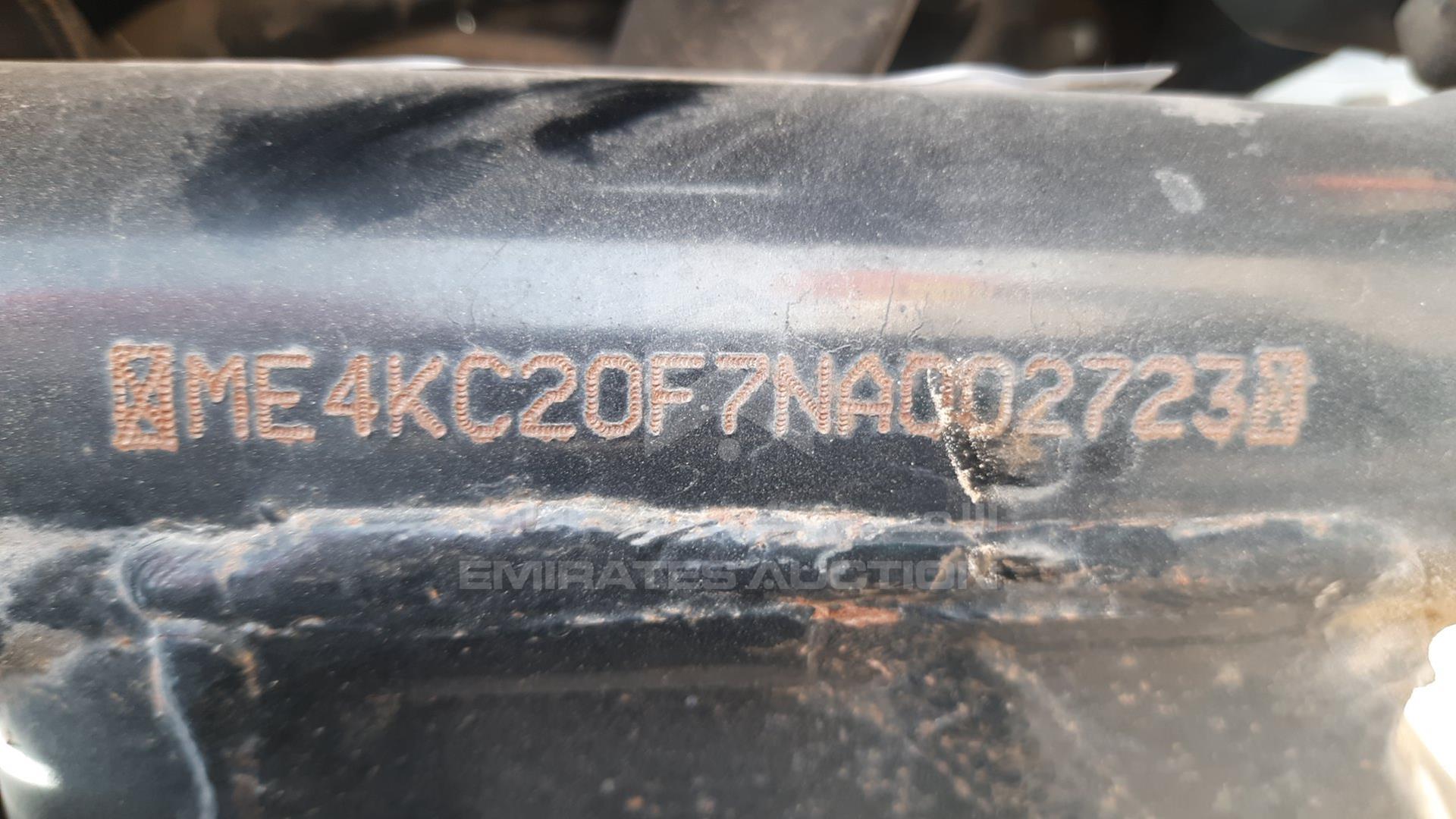 2022 HONDA UNICORN 160 VIN: ME4KC20F7NA002723