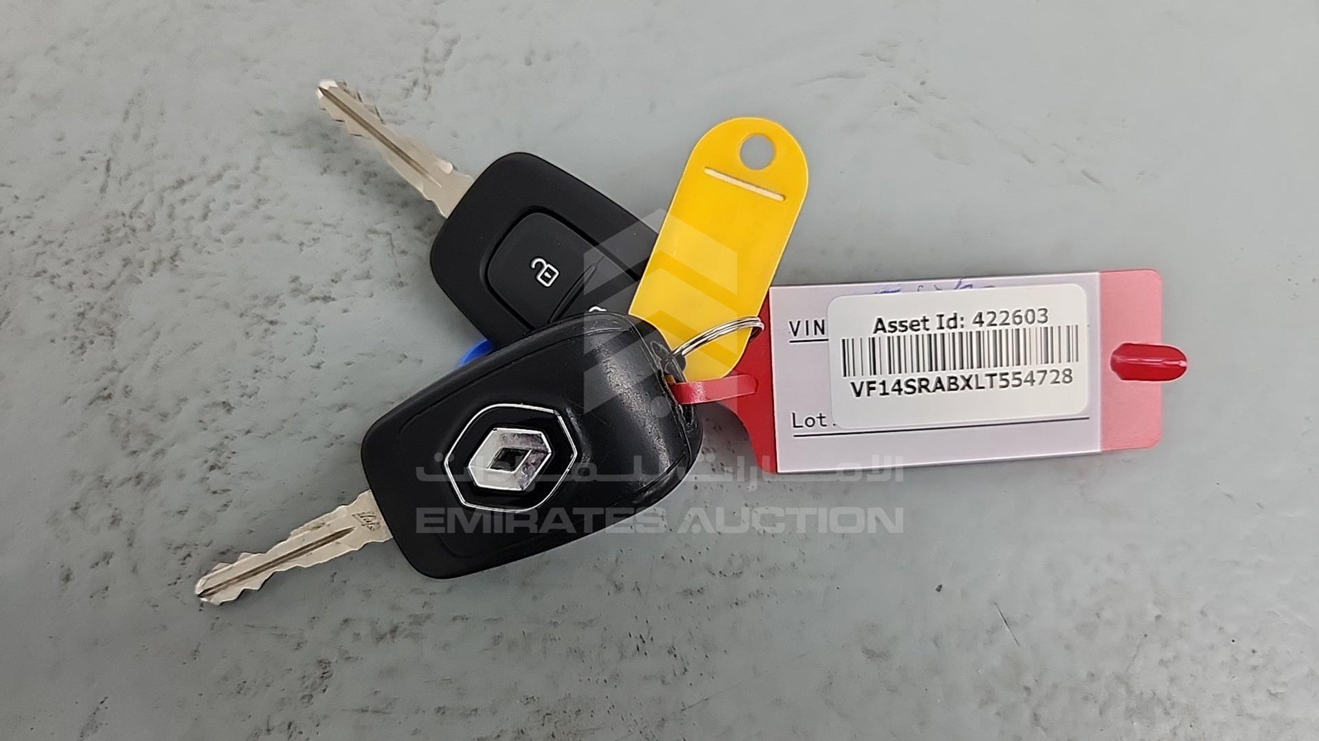 2020 RENAULT SYMBOL VIN: VF14SRABXLT554728